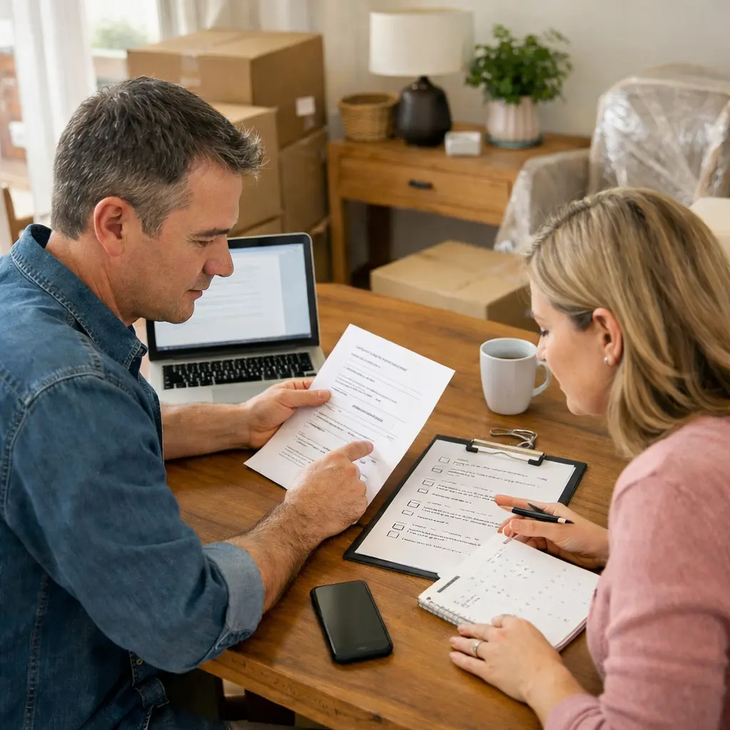 Locking in a Tasmania booking with clear quote approval, timing expectations, and household move planning