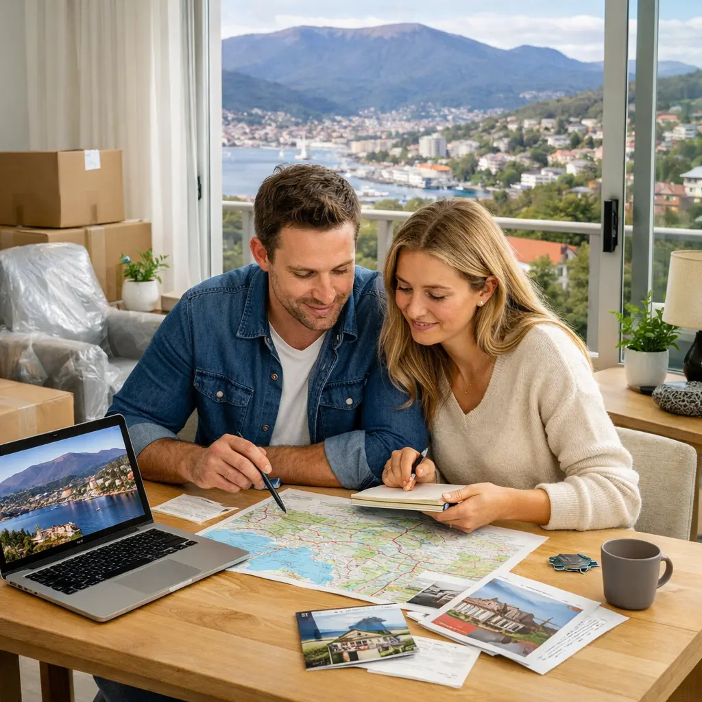 Choosing where to live in Tasmania after moving from Canberra with information on Launceston, Hobart, Devonport, Burnie, and regional areas