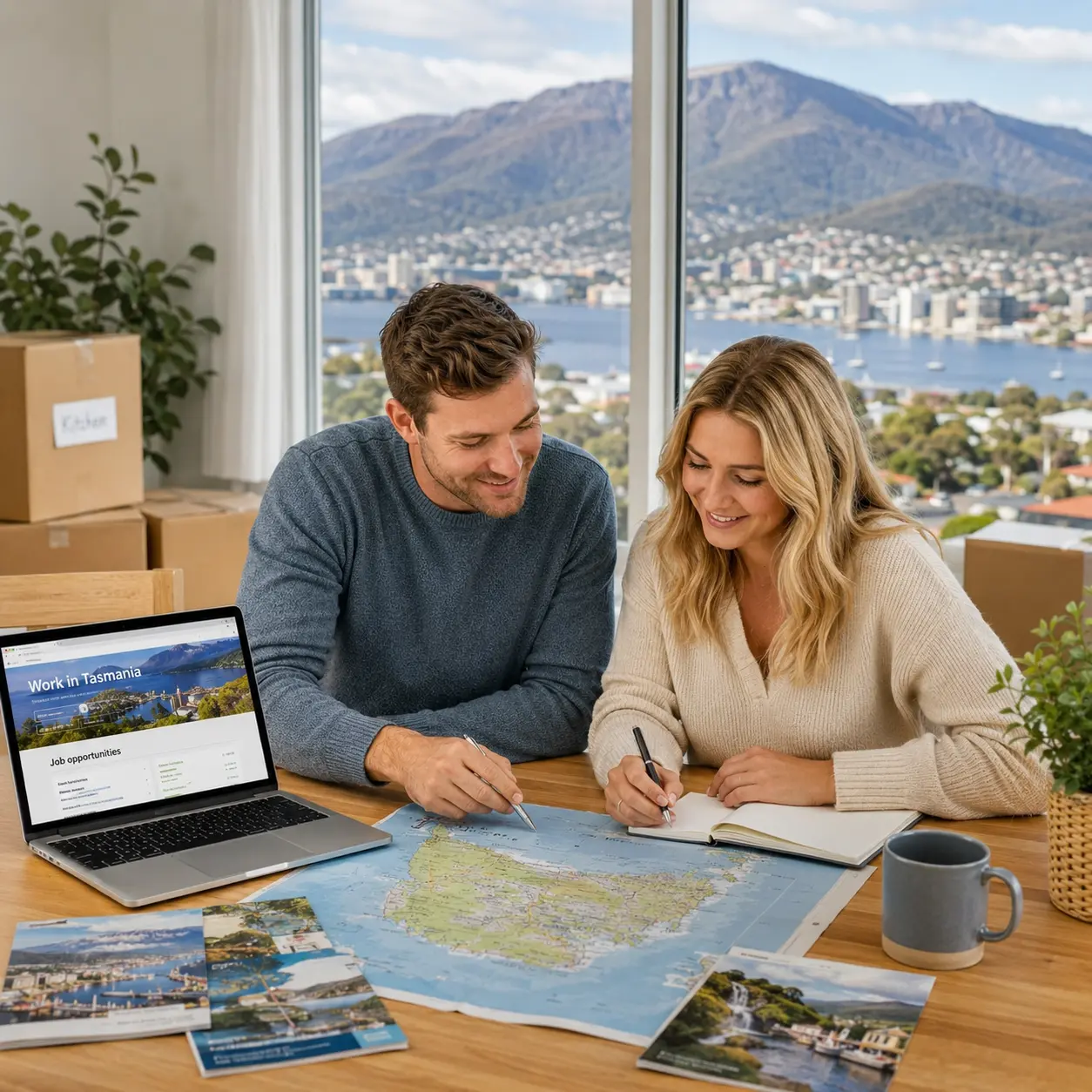 Living and working in Tasmania guide for people planning a move, comparing locations, jobs, storage, and relocation options