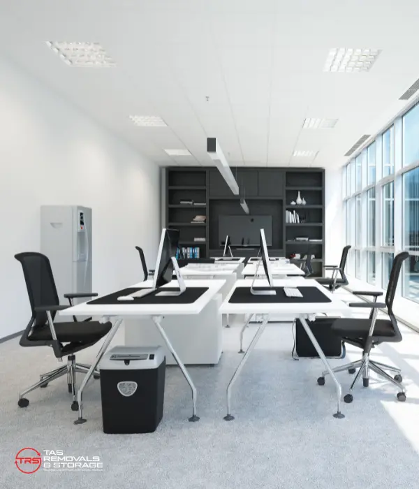 Tasmania office removalists handling IT equipment and office furniture transport