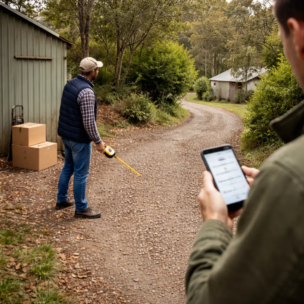 Interstate pickup planning across Tasmania including Hobart, Launceston and regional route coordination